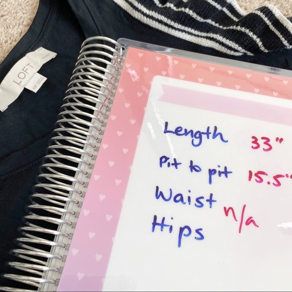 LOFT Petites Flutter Sleeve Knit Jersey Mini Dress - Picture 7 of 7